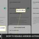 How to Disable Android Automatic Updates