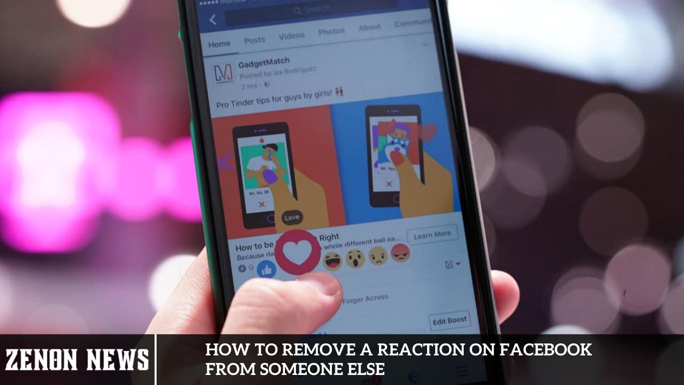 How to Remove a Reaction on Facebook from Someone Else