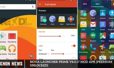 Nova Launcher Prime v8.0.17 MOD APK [Premium Unlocked]