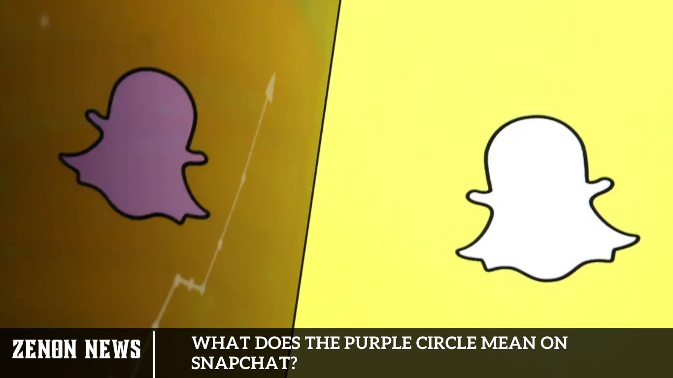 What Does the Purple Circle Mean on Snapchat