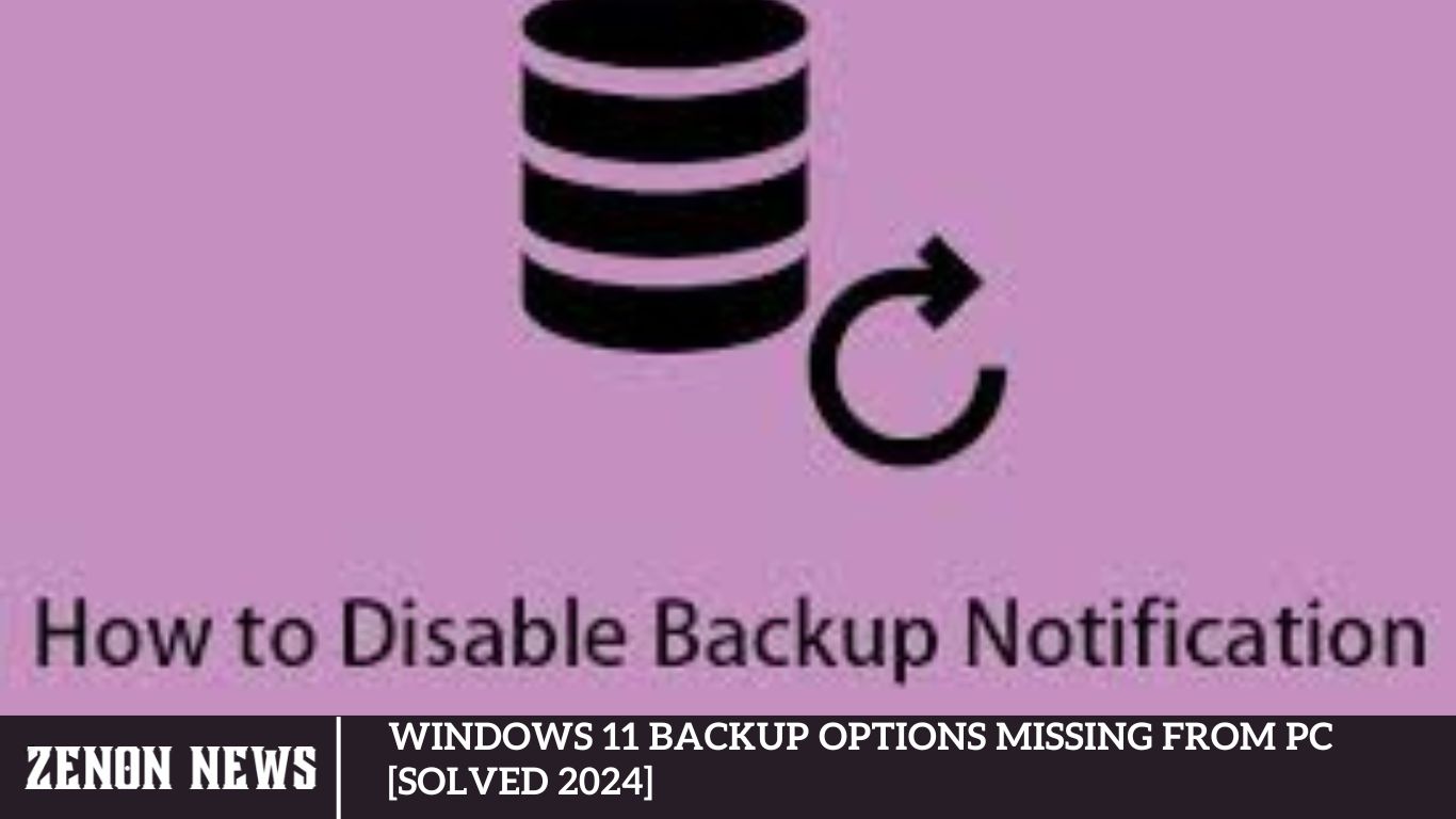 Windows 11 Backup Options Missing from PC [Solved 2024]